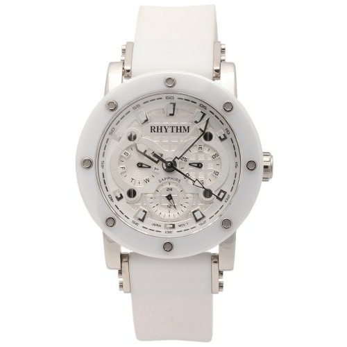 Rhythm (Japan) Stainless Steel Sapphire Glass (Scratch Resistant) Ceramic 10 ATM Wrist Watch Case Size Ø40X12.1mm